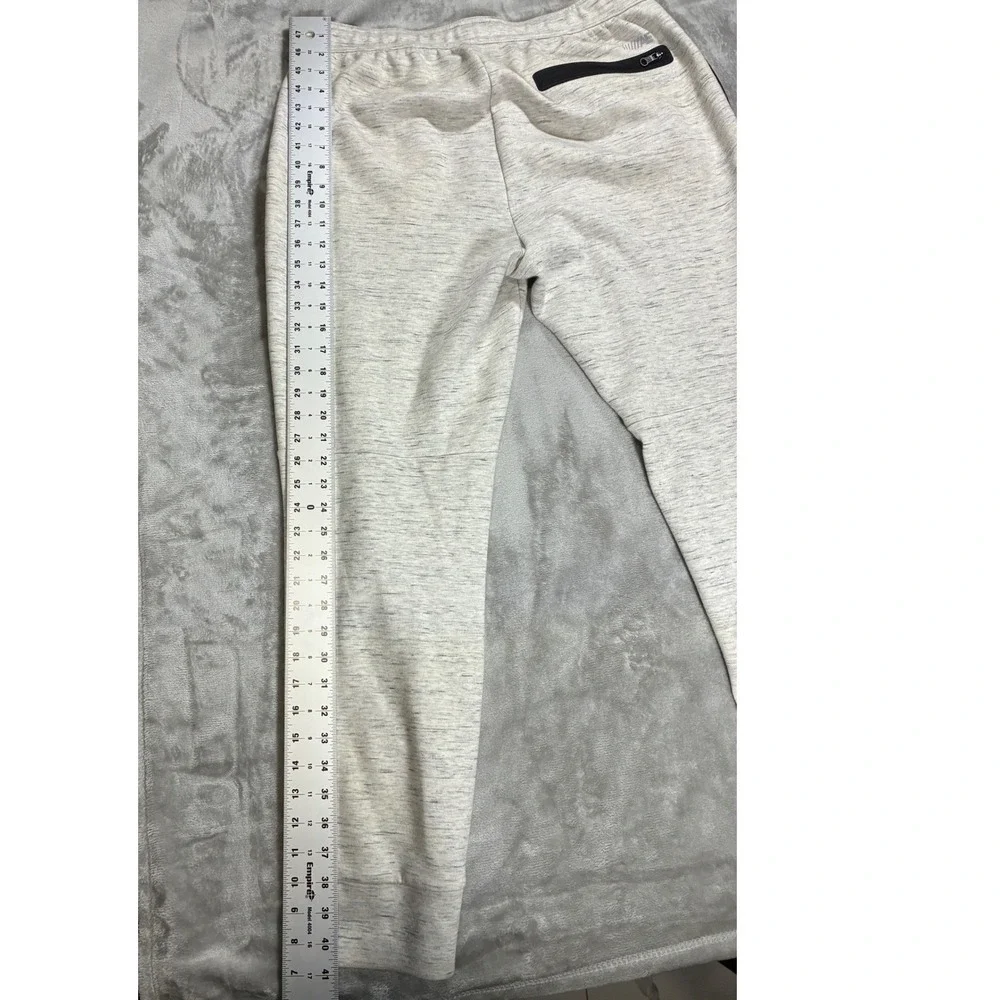 American Eagle Mens Active Flex Space Dye Jogger Pants Grey L Zip Pockets